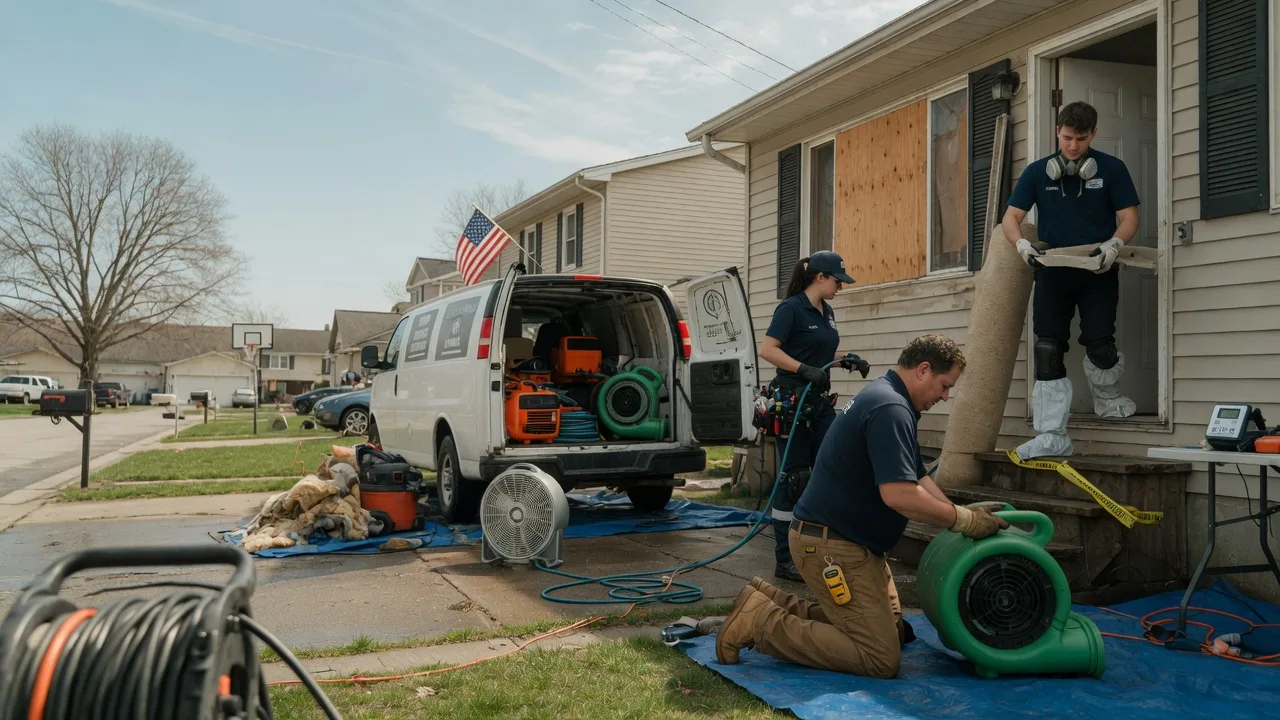 Water Damage Restoration in Blanchard, PA near me